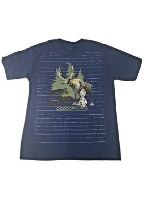  Disney Frozen Olaf And Sven T-shirt Always Up For Adventure Boys Size XL - Image 1 of 4