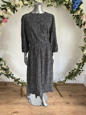 Платье женское JOULES Gee размер 8 10 12 14 18 20 22 темно-синее со звездным принтом на пуговицах - Изображение 1 из 4