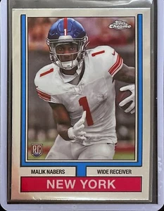 Malik Nabers - Rookie - 2024 Topps Chrome Football - Topps 1974 #74TF-7 - Bild 1 von 1