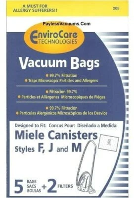 MIELE TYPE FJM REPL BAGS (5)PK. - Image 1 of 2