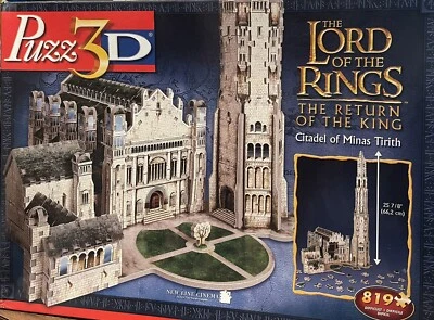 Puzzle El Señor de los Anillos 3D El Retorno del Rey Ciudadela de Minas Tirith Foto 1 de 4