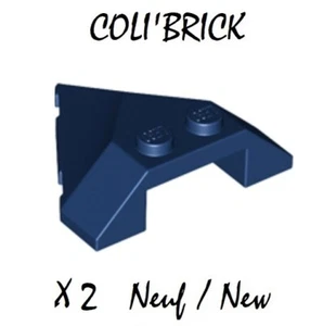 Lego 22331 - 2x Motorhaube / Wedge 4x4 spointed - dunkelblau / dunkelblau - NEU NEW - Bild 1 von 1