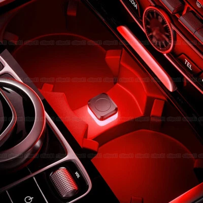 Red Mini USB LED Car Interior Light Atmosphere Ambient Lamp Bulb Accessories - image 1 of 4