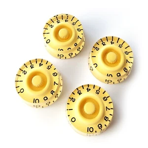 Perillas de control de velocidad para zurdos - Guitarra tono volumen para Gibson Epiphone - Crema - Imagen 1 de 8