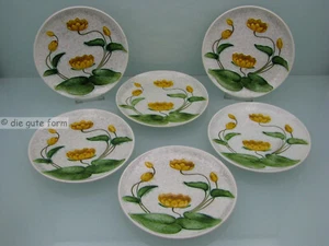 JUGENDSTIL - - Villeroy & Boch, Schramberg - 6x Teller Ø 18,5 cm - SEEROSE - - - Bild 1 von 11