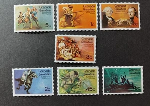  N3292 Filatelia Militar Guerra Uniformes  7 sellos Grenada Granadinas  1975  - Imagen 1 de 1