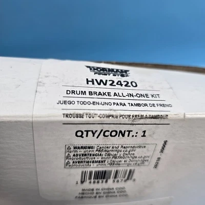 Dorman HW2420 Drum Brake Completion Kit fits Scion Toyota models - Изображение 1 из 4