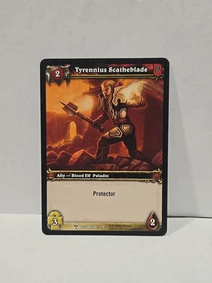World Of Warcraft TCG March Of The Legion Tyrennius Scatheblade 206/319 Common - Image 1 of 2