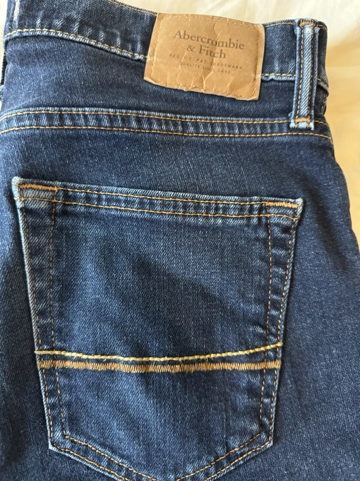Abercrombie & Fitch Men's Blue Jeans - Image 1 of 4