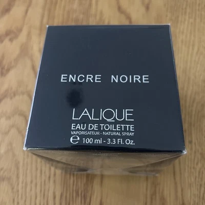 Colonia Encre Noire de Lalique para hombre EDT 3,3/3,4 oz nueva en caja Foto 1 de 4