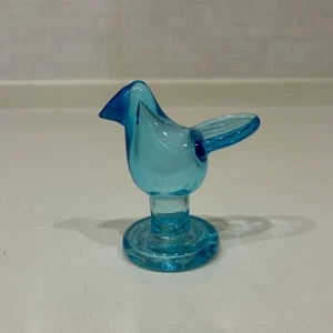 Oiva Toikka Iittala Vogel "Sheppo" himmelblau - Sammlerstück - Bild 1 von 3