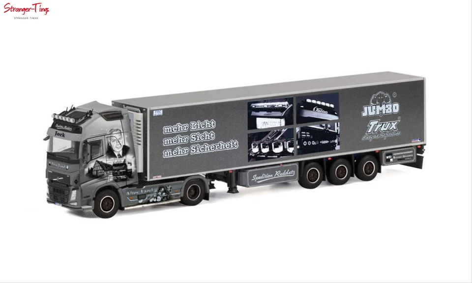 Herpa Volvo FH GI XL Refrigerated Box Semitrailer Raddatz Jork 1:50 Scale - Image 1 of 1