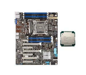 ASUS Z10PA-U8 LGA2011-3 x99 Intel C612 DDR4 Intel Xeon E5-2696v3 18c/36t 2.3GHz - Picture 1 of 5