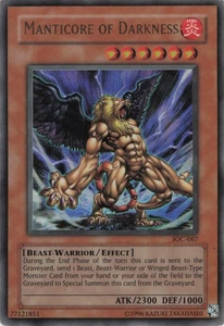 Yugioh Mantícora de la Oscuridad COI-067 Ultra Raro MP - Imagen 1 de 2