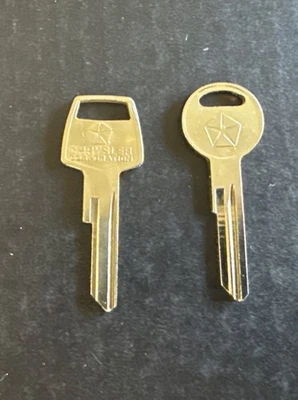 Vintage Key Blank Set For 1967 Dodge Chrysler Plymouth. Cuda, GTX, Charger, Foto 1 de 2