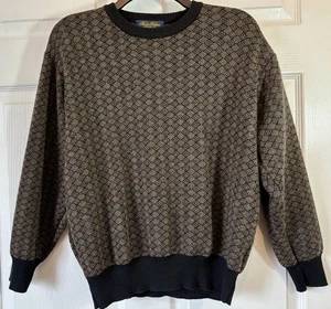 VTG Brooks Brothers Men’s 100% Merino Wool Pullover Sweater Made In Italy~Small - Picture 1 of 4