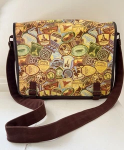 Disney Parks Pin Trading Bag Attraction Logo Patch Print Large 15” x 12” x2-1/2” - Bild 1 von 13