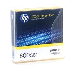 LOTE x3 UDS HP C7973A LTO-3 ULTRIUM 800GB DATA CARTRIDGE NUEVO Y SELLADO - Photo 1/1