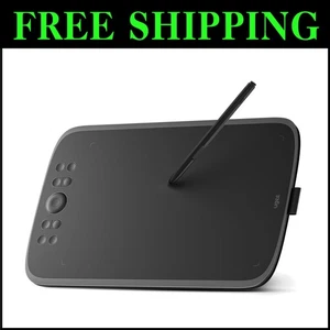 Versatile 10x6.25 Drawing Tablet with Scroll Wheel for Streamlined Creativity - Picture 1 of 11