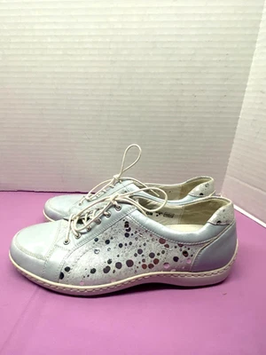 Pro active Waldlaufer azul claro metálico con puntos plateados comodidad para mujer talla 6 = 8,5 Foto 1 de 4