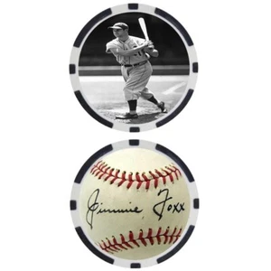 Jimmie Foxx SIGNED Baseball Legends Poker Chip - Picture 1 of 2