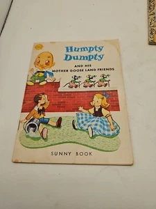 VTG 1969 Book HUMPTY DUMPTY and His Mother Goose Friends  Sunny Books 7" x 5.5" - Picture 1 of 4