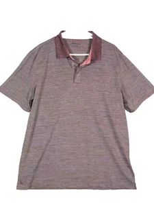 Polo Untuckit Hannifer Heathered Performance manica corta traspirante uomo XL - Foto 1 di 6