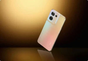 Oppo Reno8 5G (Shimmer Gold, 128 GB) (8 GB RAM) 4500 mAh Lithium-ion Battery - Picture 1 of 1