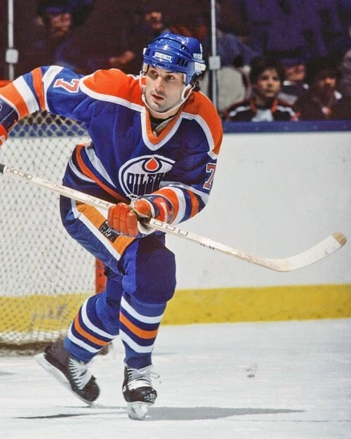 Edmonton Oilers PAUL COFFEY Glossy 8x10 Photo Hockey Print Poster HOF 2004 - Image 1 of 1