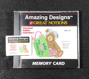 Orsacchiotti Preziosi I Ricamo Disegni Card per Deco Brother Baby Lock - Foto 1 di 10
