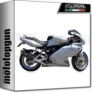 GPR 2 EXHAUST HOM FURORE BLACK DUCATI SUPERSPORT 1000 SS 2003 03 2004 04 2005 05 - Picture 1 of 3