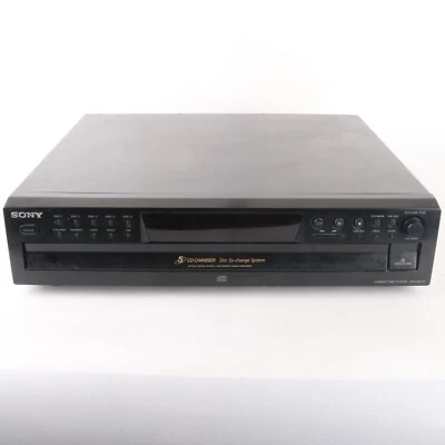 SONY CDP-CE275 5 Disc CD Changer Player Carousel For Parts only Powers w/Remote - Image 1 of 4