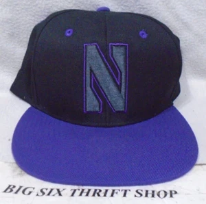 Northwestern Wildcats Zephyr NCAA Script Snapback Adjustable Hat Cap - Picture 1 of 6