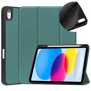 Hybrid Case For iPad 10th Generation 10.9 Flip Leather Smart Shockproof Cover - Picture 1 of 37