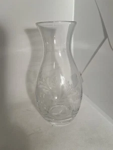 Laguiole Etched Glass Carafe Floral Pattern 1/4 L 8.5 oz Made in France - Picture 1 of 3
