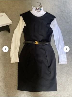 Vestido de lana negro EMPORIO ARMANI talla 8 $1,000 Foto 1 de 4