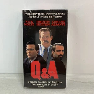 Q & A - VHS, 1990, Q&A Movie, Nick Nolte, Rare HTF. Sealed NEW Get It Graded! - Picture 1 of 7