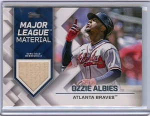 2022 Topps Update Major League Materials #MLMOA Ozzie Albies - Picture 1 of 1