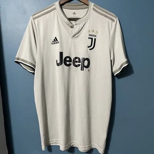 JUVENTUS 2018 2019 AWAY FOOTBALL SHIRT SOCCER JERSEY ADIDAS Large MEN GRAY - Picture 1 of 7