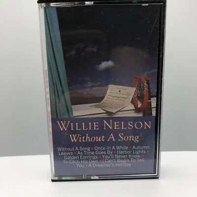 Willie Nelson Without A Song Cassette - Very Good Condition 1983 Columbia - Image 1 of 4