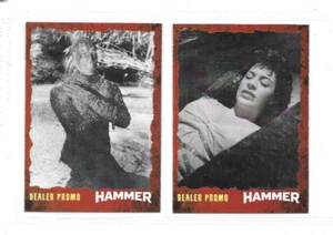 Hammer Horror Serie 1 - Juego de cartas promocionales de distribuidor de 2 cartas JP1 y JP2 - Casi imparable - Imagen 1 de 2