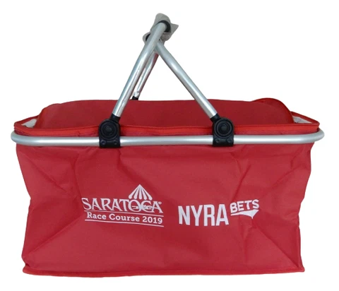 Collectible Saratoga Race Track Course 2019 collapsible picnic cooler giveaway Cover