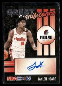 Aros Great Significance Jaylen Hoard 2020-21 automático Portland Trail Blazers - Imagen 1 de 2