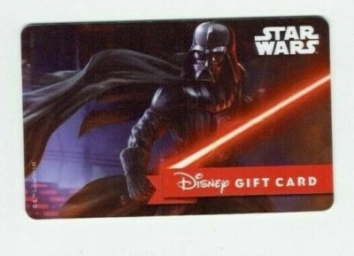 DISNEY Gift Card - Star Wars - Darth Vader - Collectible - No Value - I Combine - Image 1 of 2