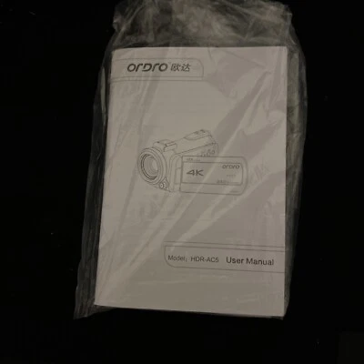 ORDRO HDR-AC5 Video Camera Ultra HD 4k Touch Screen Camcorder Accessories Pro - Image 1 of 3