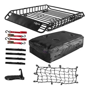 Roof Rack Basket 51" X 36" X 5" Rooftop Rack Cargo rooftop cargo carrier - Picture 1 of 7