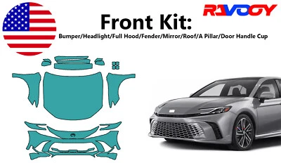 For Toyota Camry XSE 2025-2026 Front Paint Protection Film PreCut Kit PPF - Image 1 of 4