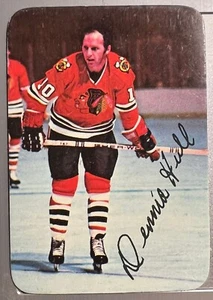 1976 TOPPS GLOSSY DENNIS HULL (BLACK HAWKS) #16 EX - Picture 1 of 2