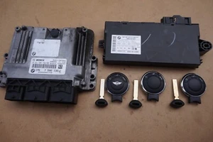 2008 Mini Cooper S Engine DME KIT 7586132 CAS3 IMMOBILIZER & 3 REMOTE CONTROL - Picture 1 of 10