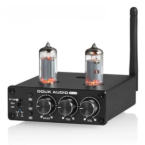 HiFi Bluetooth 5.0 Válvula Tubo Preamplificador Receptor Estéreo Reproductor USB Hogar Escritorio - Imagen 1 de 21